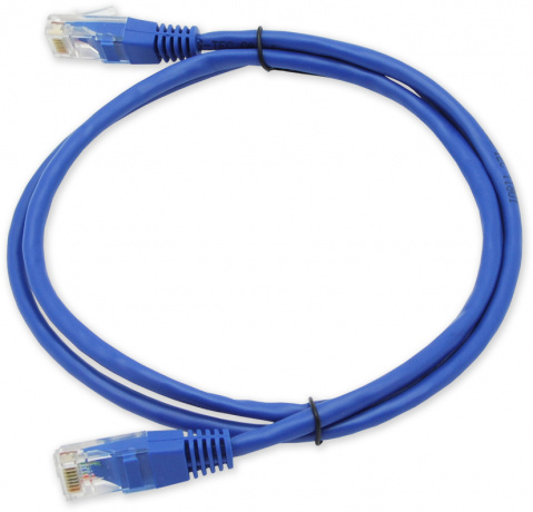 PC-200 C5E UTP/0,5M - modrá - patch kabel CAT5E UTP PVC, 0,5 m