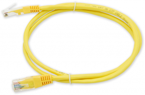 PC-201 C5E UTP/1M - žlutá - patch kabel CAT5E UTP PVC, 1 m