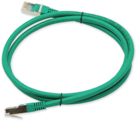 PC-400 C5E FTP/0,5M - zelená - patch kabel CAT5E FTP PVC, 0,5 m