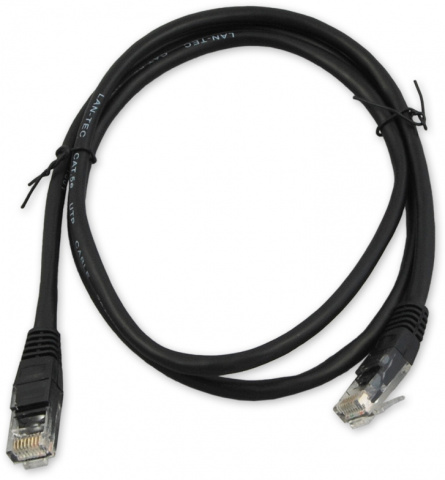 PC-600 C6 UTP/0,5M - černá - patch kabel CAT6 UTP PVC, 0,5 m