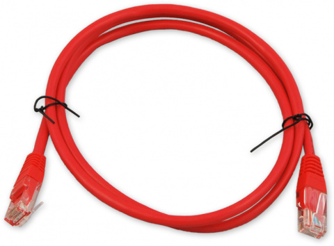 PC-600 C6 UTP/0,5M - červená - patch kabel CAT6 UTP PVC, 0,5 m