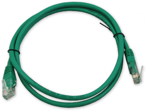 PC-601 C6 UTP/1M - zelená - patch kabel CAT6 UTP PVC, 1 m