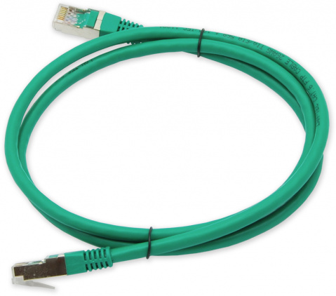 PC-801 C6 FTP/1M - zelená - patch kabel CAT6 FTP PVC, 1 m