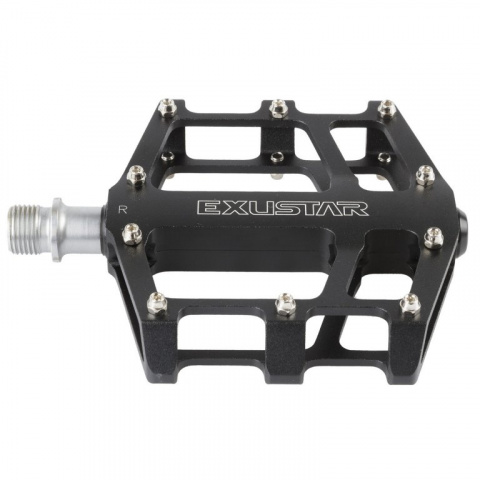 pedály BMX FLAT EXUSTAR standard závit 9/16"  černé