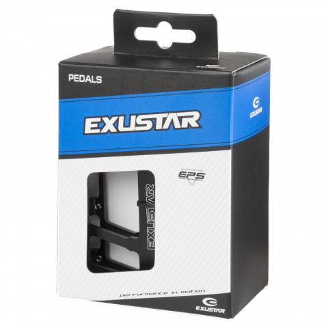 pedály BMX FLAT EXUSTAR standard závit 9/16"  černé