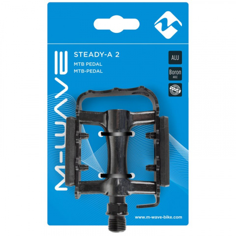 pedály M-Wave A2 Al černé originální balení