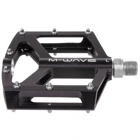 pedály M-Wave FLAT standard závit 9/16"  černé