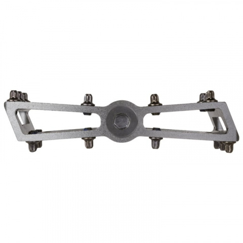 pedály M-Wave FLAT standard závit 9/16"  titanově šedé