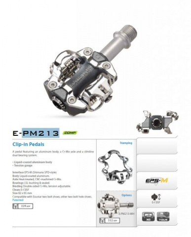 pedály nášlapné EXUSTAR PM213