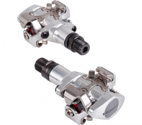 pedály nášlapné Shimano PD-M505 stříbrné original balení