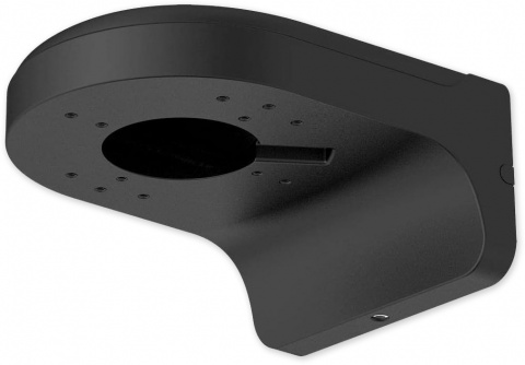 PFB204W-BLACK - černá - černá univerzální konzole na stěnu pro dome, průměr 122 mm