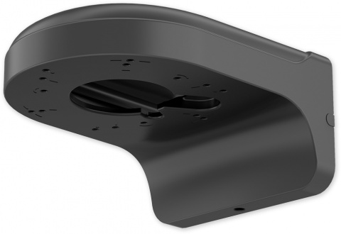 PFB2203W-BLACK - černá - černá univerzální konzole na stěnu pro dome, průměr 122 mm
