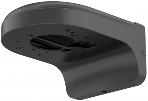 PFB2204W-B - černá - černá univerzální konzole na stěnu pro dome, průměr 122 mm