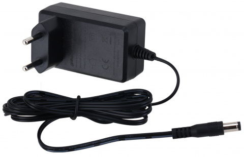 PFM320-010EN - adaptér do zásuvky 12 VDC/1A, 150 cm zakončený konektorem, ochrany