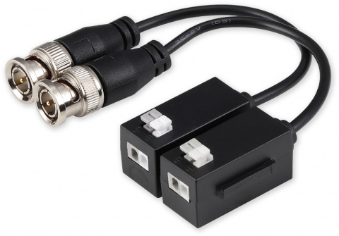 PFM800-4K - 8 Mpix balun, pružinové svorky, ESD, 2ks, do bloku