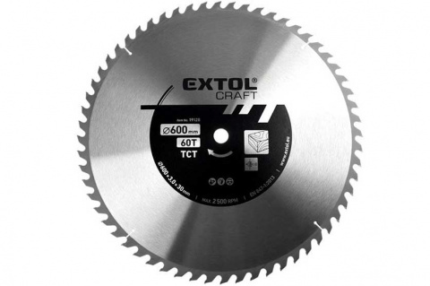 Pilový kotouč s SK plátky 600x30mm 60 zubů Extol Craft