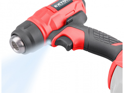 pistole horkovzdušná aku SHARE20V, 550°C, 20V Li-ion, bez baterie a nabíječky 8891867
