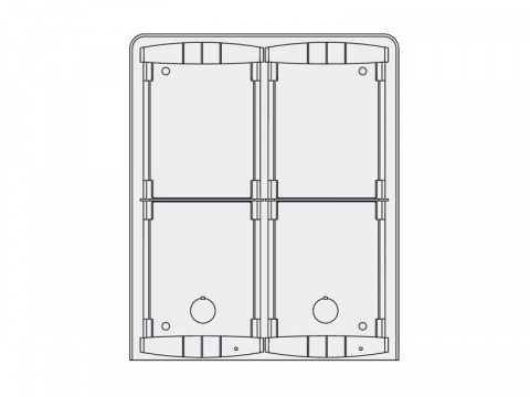 PL94 - povrch. inst. krab. pro 4 mod., Profilo