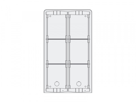 PL96 - povrch. inst. krab. pro 6 mod., Profilo