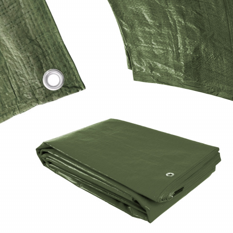 Plachta Procraft GT10x12 120g/m2 nepromokavá s oky 10x12 m zelená | GT10x12