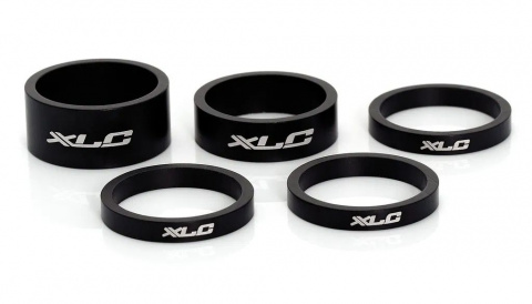 podložka AH XLC AS-A02 1" 3x5,1x10,1x15mm černá sada