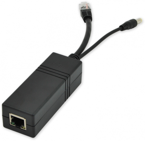 PoE Splitter 12V - oddělovač PoE od dat, 12V=/1A, 802.3af