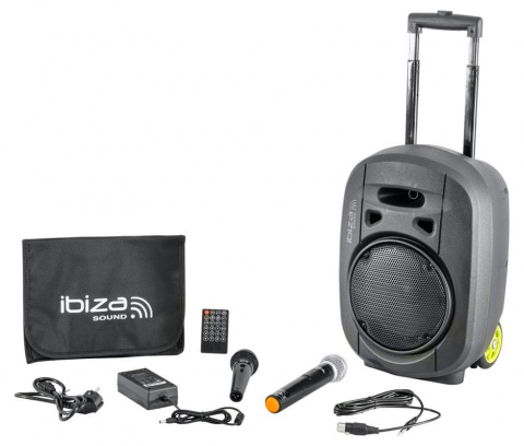 PORT8VHF-MKII Ibiza bateriová reprosoustava