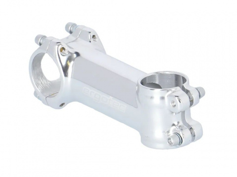 představec Ergotec Shark A-Head 90mm 31,8mm 7° stříbrný