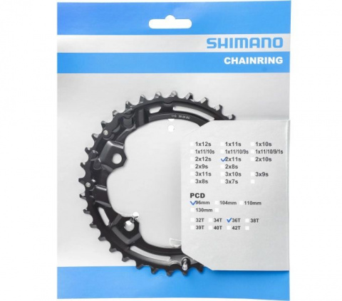 převodník 36z Shimano Deore FC-M5100 2x11 4 díry