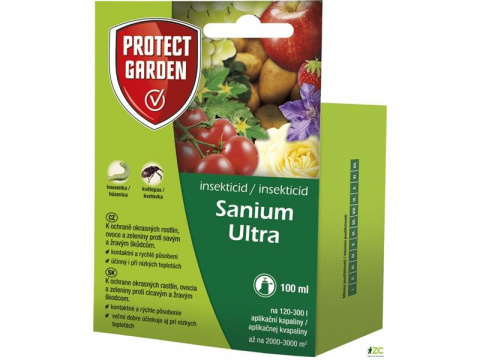 Přípravek proti škůdcům Sanium Ultra 100ml - okrasné rostliny, ovoce a zelenina