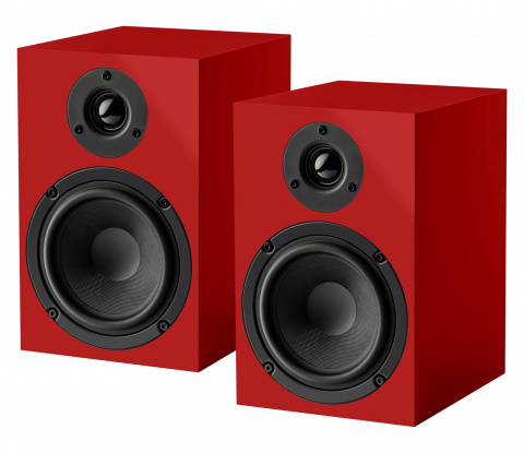 Pro-Ject Speaker Box 5 E - 2-pásmová regálová reprosoustava - high gloss red