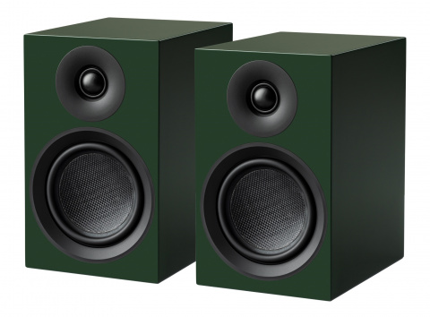 Pro-Ject Speaker Box 5 E Carbon - 2-pásmová regálová reprosoustava - satin green