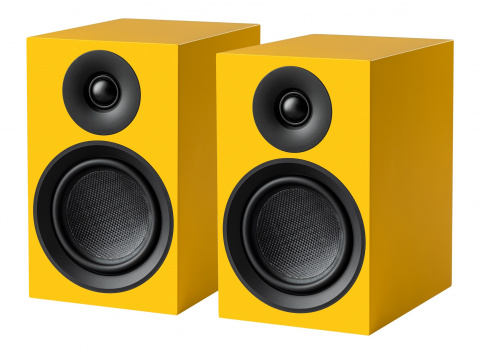 Pro-Ject Speaker Box 5 E Carbon - 2-pásmová regálová reprosoustava - satin yellow