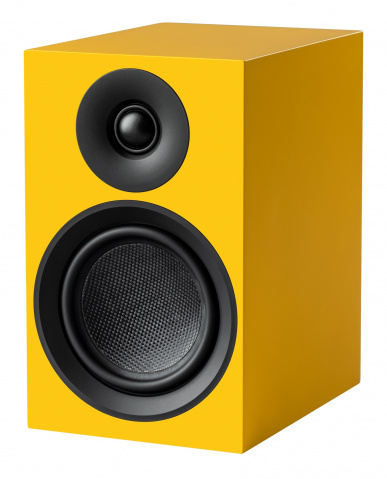 Pro-Ject Speaker Box 5 E Carbon - 2-pásmová regálová reprosoustava - satin yellow