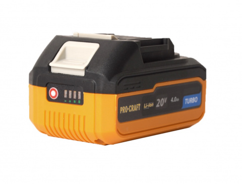 PROCRAFT Akumulátorová baterie 20V Li-ion 4000mAh Turbo