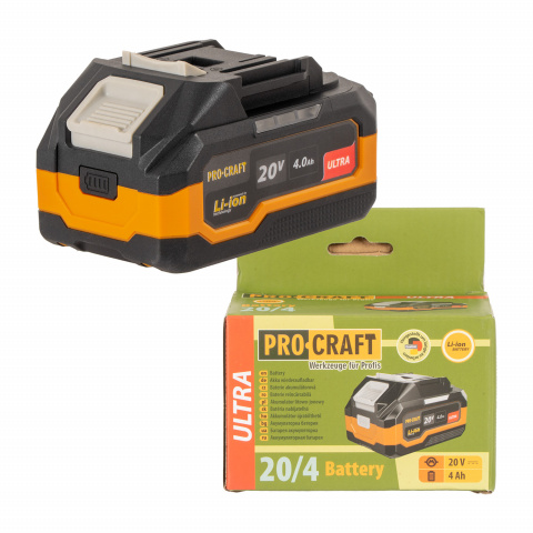 PROCRAFT Akumulátorová baterie 20V Li-ion 4000mAh Ultra