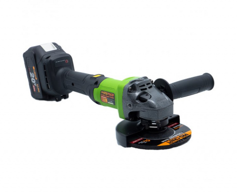 PROCRAFT PGA20 Aku úhlová bruska 125mm, bezuhlíková, 20V, tlačítkový vypínač, BEZ BATERIE