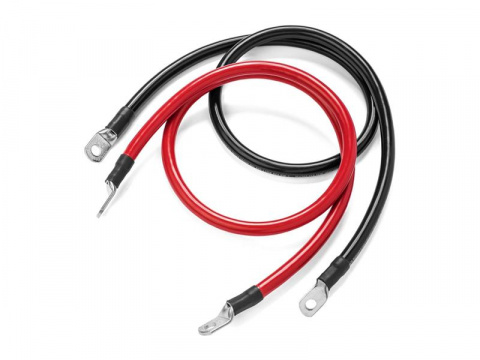 Propojovací kabely pro baterie 60cm 4 AWG  (červený+černý)