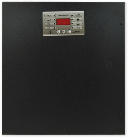 PS-BOX-13V5A40Ah+LCD - zálohovaný zdroj v boxu s detekcí poruch, cert. G3