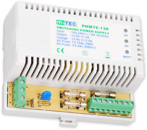 PS-DIN-13V5A18Ah - spínaný zdroj