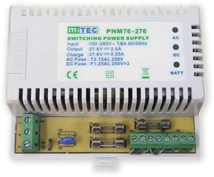 PS-DIN-27V2,5A7Ah - pomocný zdroj