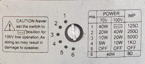 PS640TB BS ACOUSTIC reprosoustava