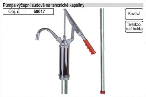 Pumpa do sudu na olej a technické kapaliny pro sudy 60l až 200l