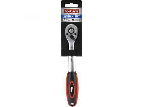 ráčna Mechanic, 1/2", L 253mm, 72 zubů, CrV/S2, FORTUM