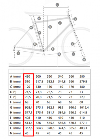 rám silniční carbon pro Shimano DI2 - 48cm