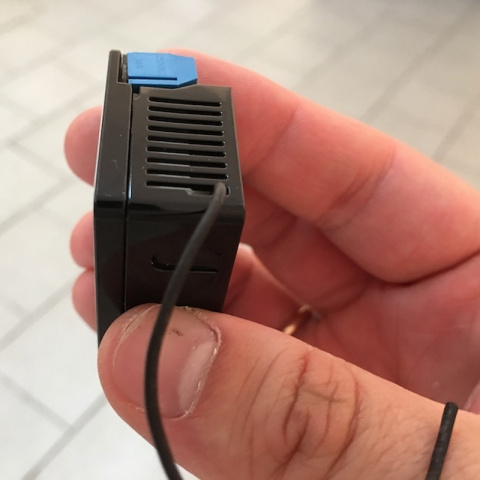 Relé Ajax WallSwitch, černý