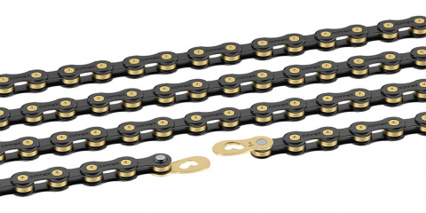 řetěz Connex 9sB 9 st. 114 článků černý/zlatý