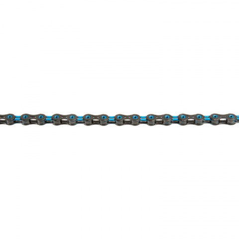 řetěz KMC DLC11 černo-modrý 118čl. BOX