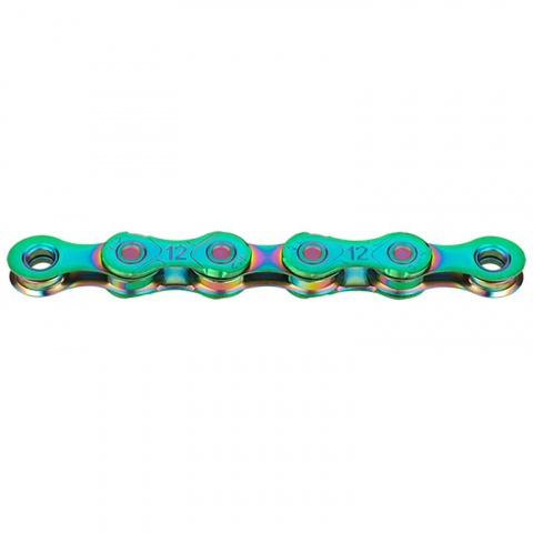 řetěz KMC X12 aurora green 126čl. BOX
