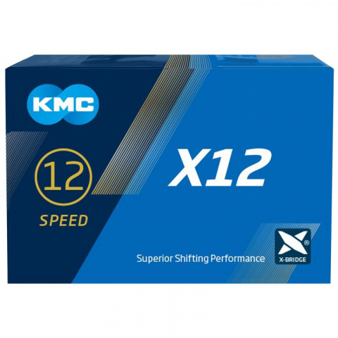 řetěz KMC X12 černo-zlatý 126čl. BOX